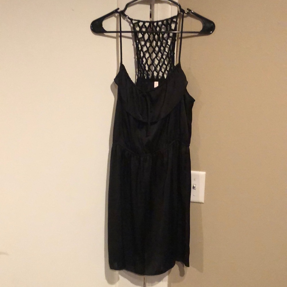 Black Silk Dress